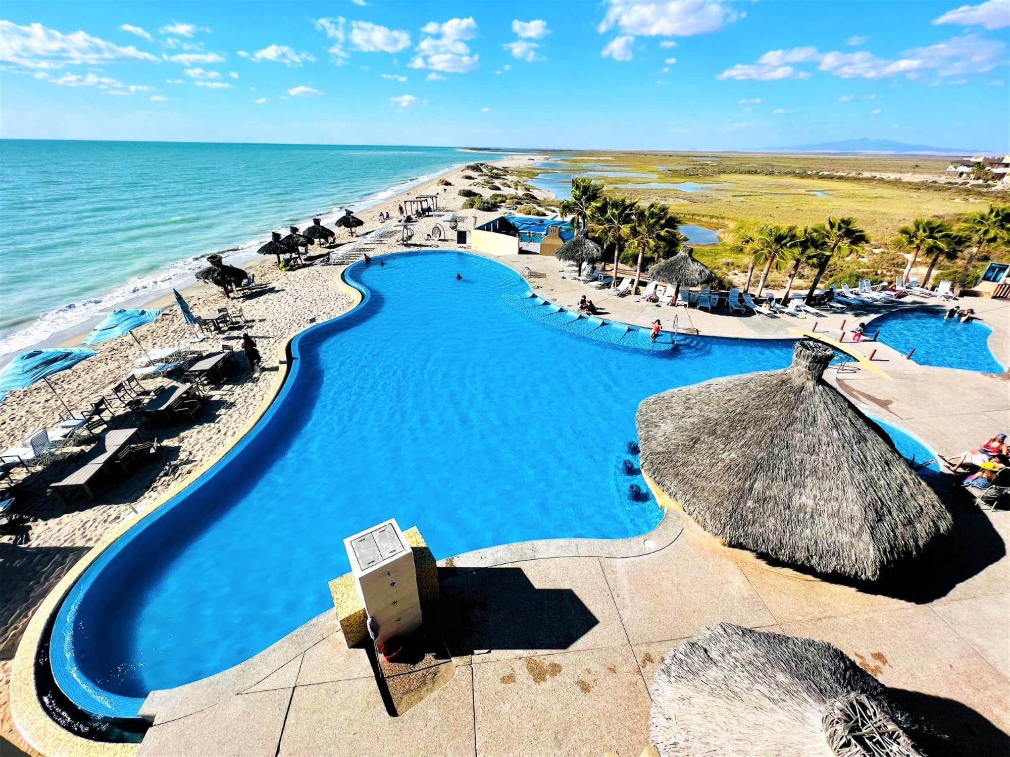 Rocky Point - Ocean Front - King - Suites - Sleeps12 - Gated - Pools Wi-Fi Bahia La Choya エクステリア 写真